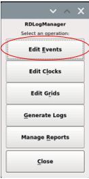 Log menu